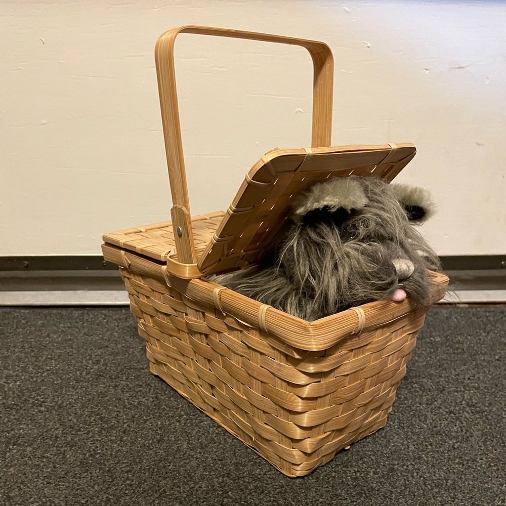 Toto in Basket - Wizard of Oz